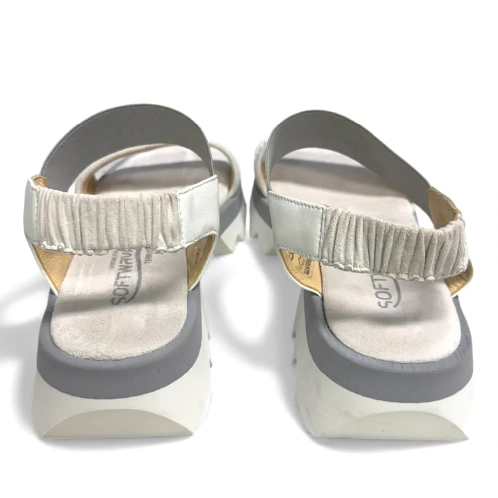 Softwaves Valeria Women’s Sandals In Ice/White Size 38.5 EU